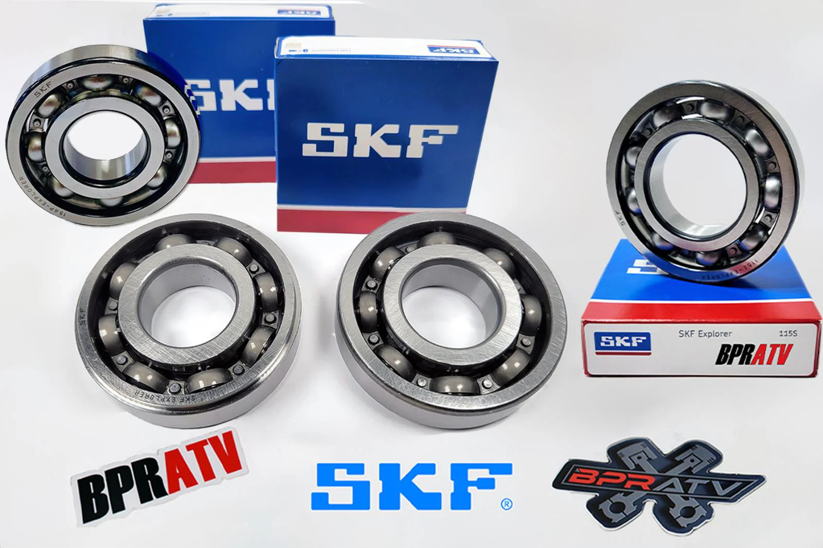 Yamaha YZ250X Transmission Bearings Rebuild Kit SKF Bottom-End Bearing Kit 2006+ - Image 12