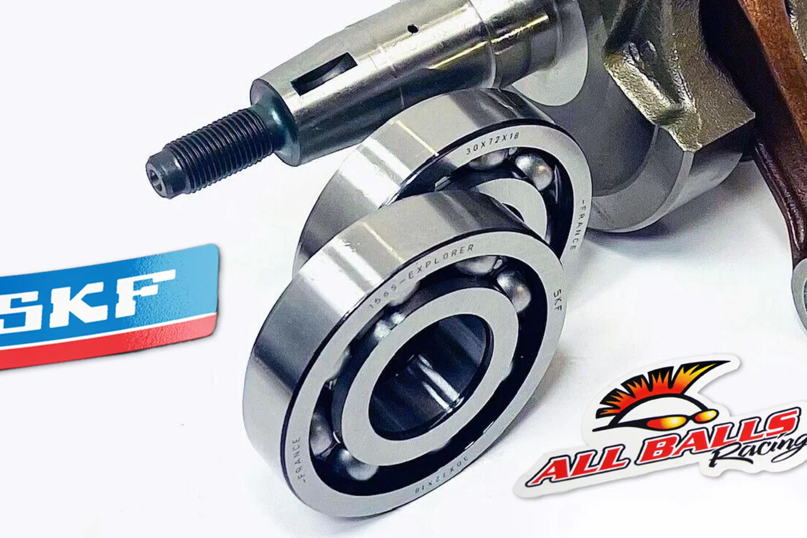 Yamaha YZ450F YZ 450F '06-09 Crankshaft Transmission SKF Bearing Kit OEM Upgrade - Image 3