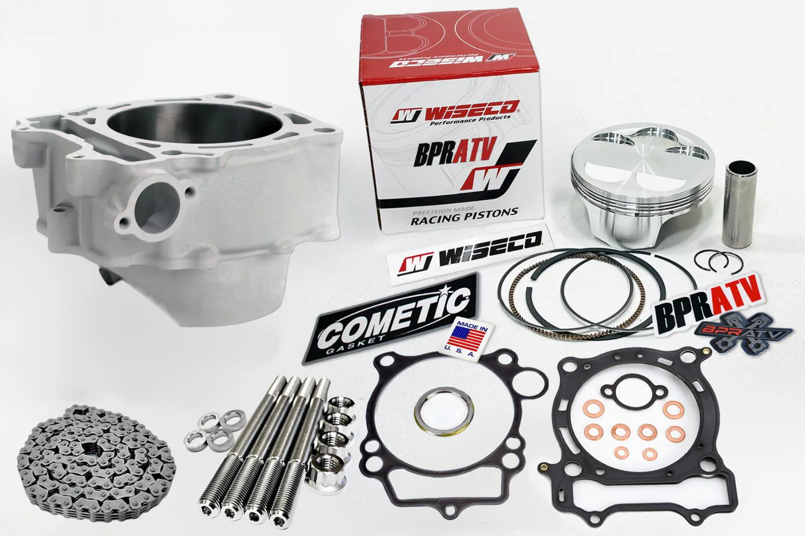 Yamaha YZ450FX Top End Rebuild Kit 97 Stock Cylinder Wiseco Piston Gasket '16-18