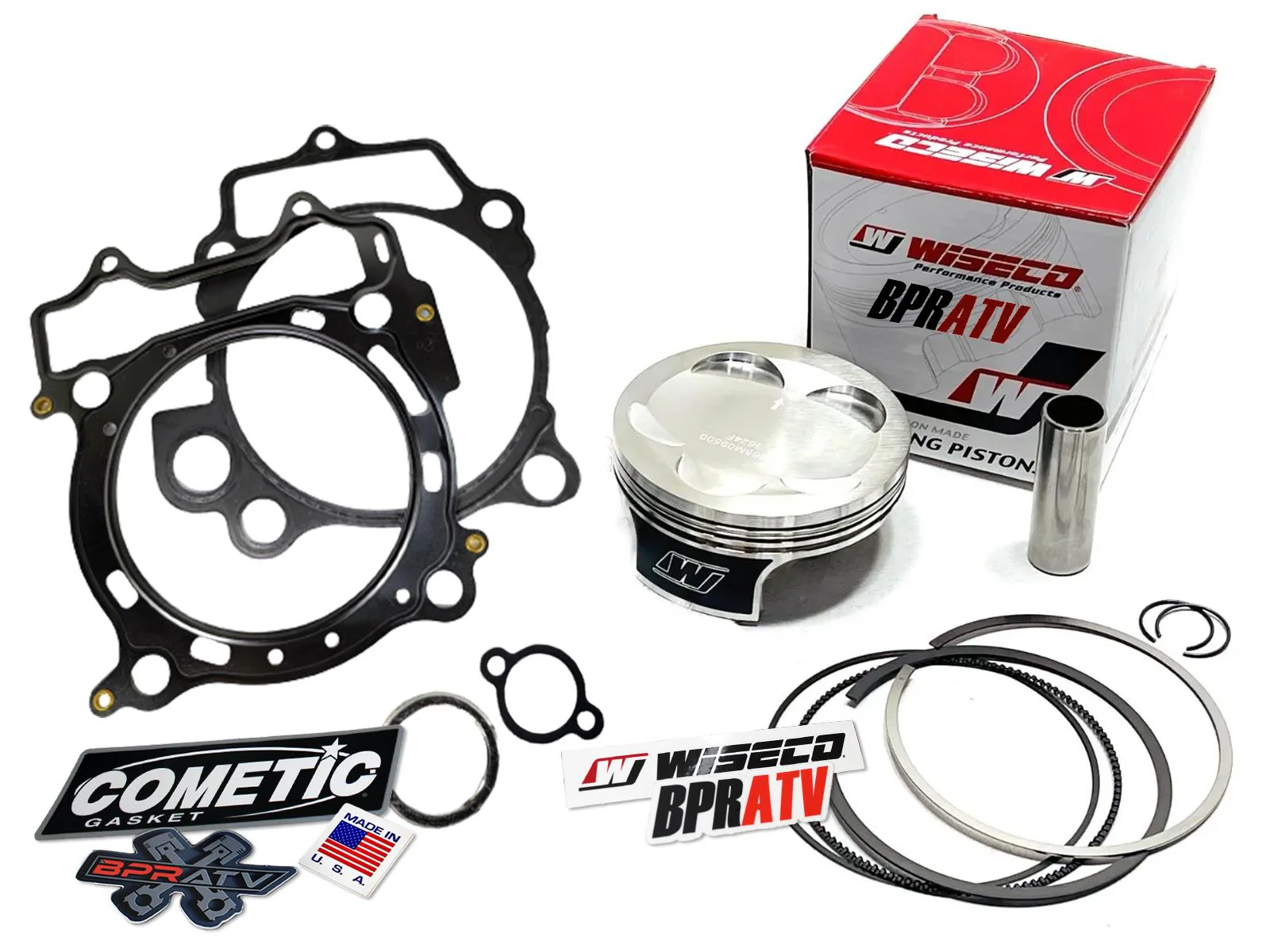 Yamaha YZ450FX Top End Rebuild Kit 97 Stock Cylinder Wiseco Piston Gasket '16-18 - Image 11
