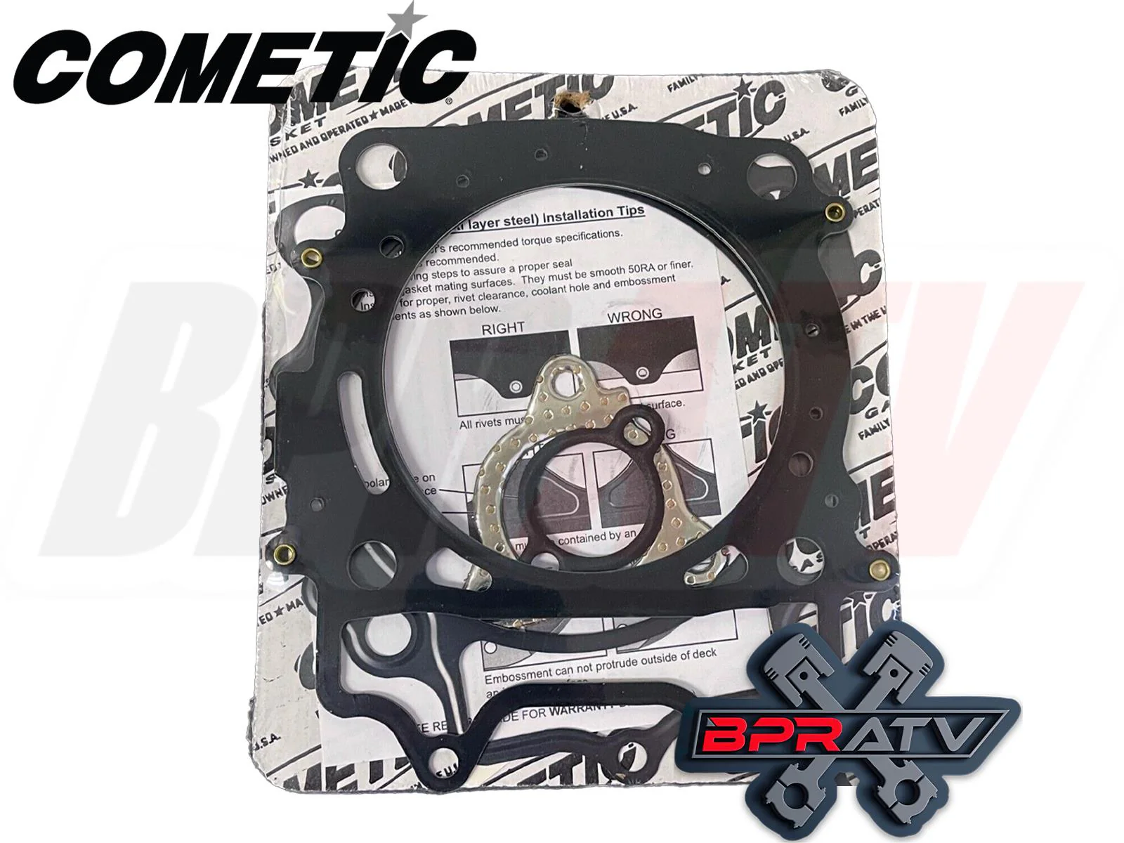 Yamaha YZ450FX Top End Rebuild Kit 97 Stock Cylinder Wiseco Piston Gasket '16-18 - Image 9