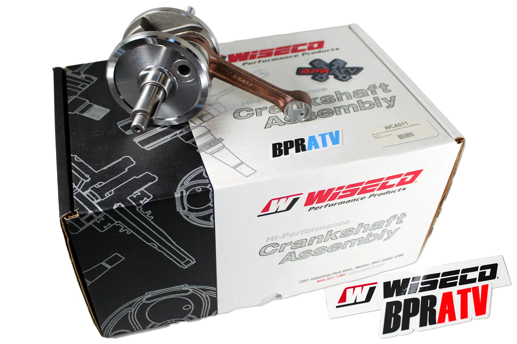 YFS200 Wiseco Crankshaft Kit Blaster 200 HD SKF Bearings Rebuild OEM Upgrade NEW - Image 21