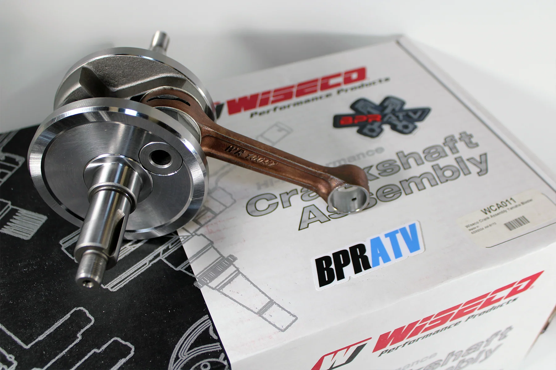 YFS200 Wiseco Crankshaft Kit Blaster 200 HD SKF Bearings Rebuild OEM Upgrade NEW - Image 9