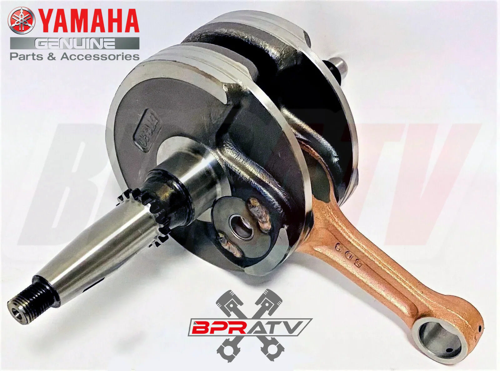 YFZ450R YFZ 450X Trued WELDED Genuine OEM Yamaha Crankshaft 18P-11400-04-00