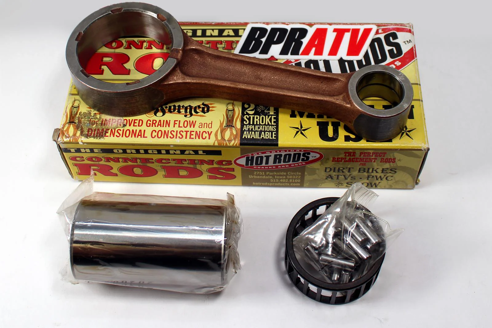 YFZ450 06-13 Hot Rods 8641 HD Connecting Rod Kit Pin Bearing Washers Carb ATV HD