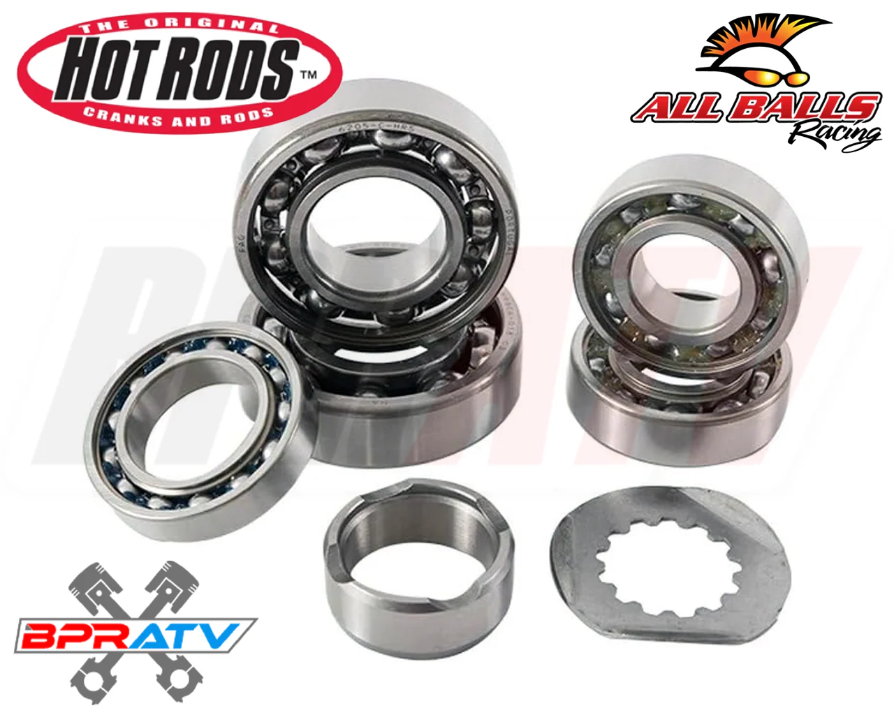 YFZ450 YFZ 450 Carb Model Hot Rods Trans Bearing & Engine Seal Kit TBK0067 04-13 - Image 9
