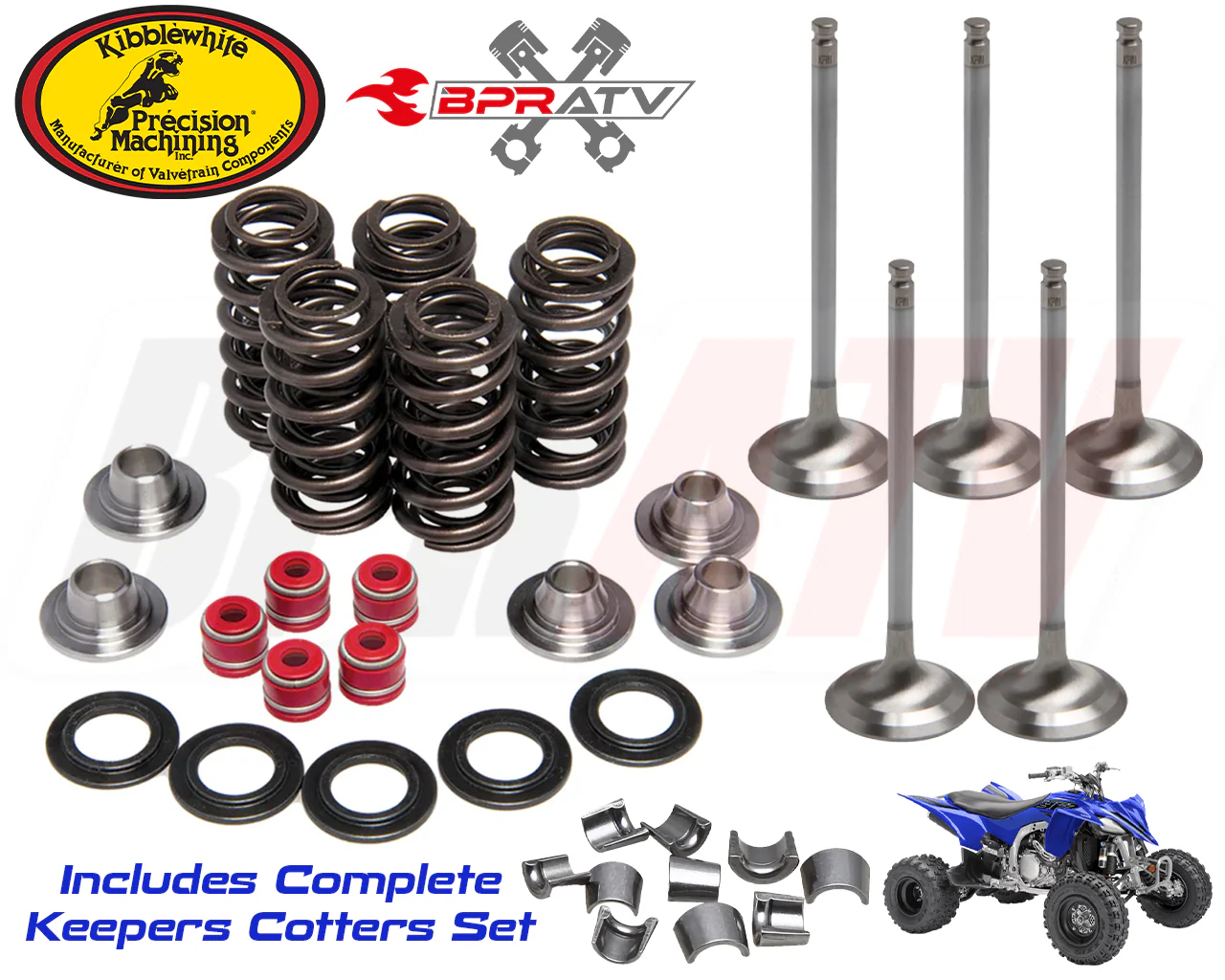 YFZ450 YFZ 450R Kibblewhite +1 Valve Kit 80-80206 80-80218H 80-80216H 80-80214H - Image 5