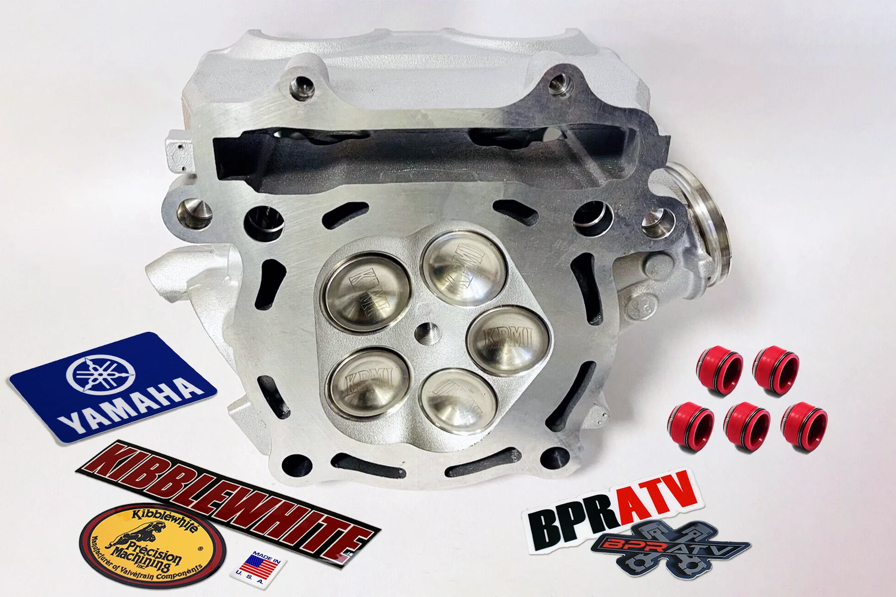 YFZ450R +1mm Kibblewhite Valves OEM Head Assembly Ported Port Porting Ti Springs