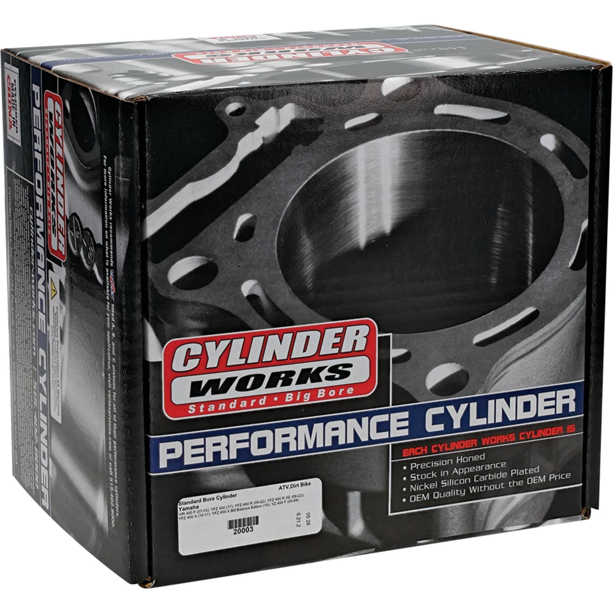 YFZ450R 450X 95mm Cylinder Works Top End Rebuild Kit CP Carrillo Piston Cometic - Image 16