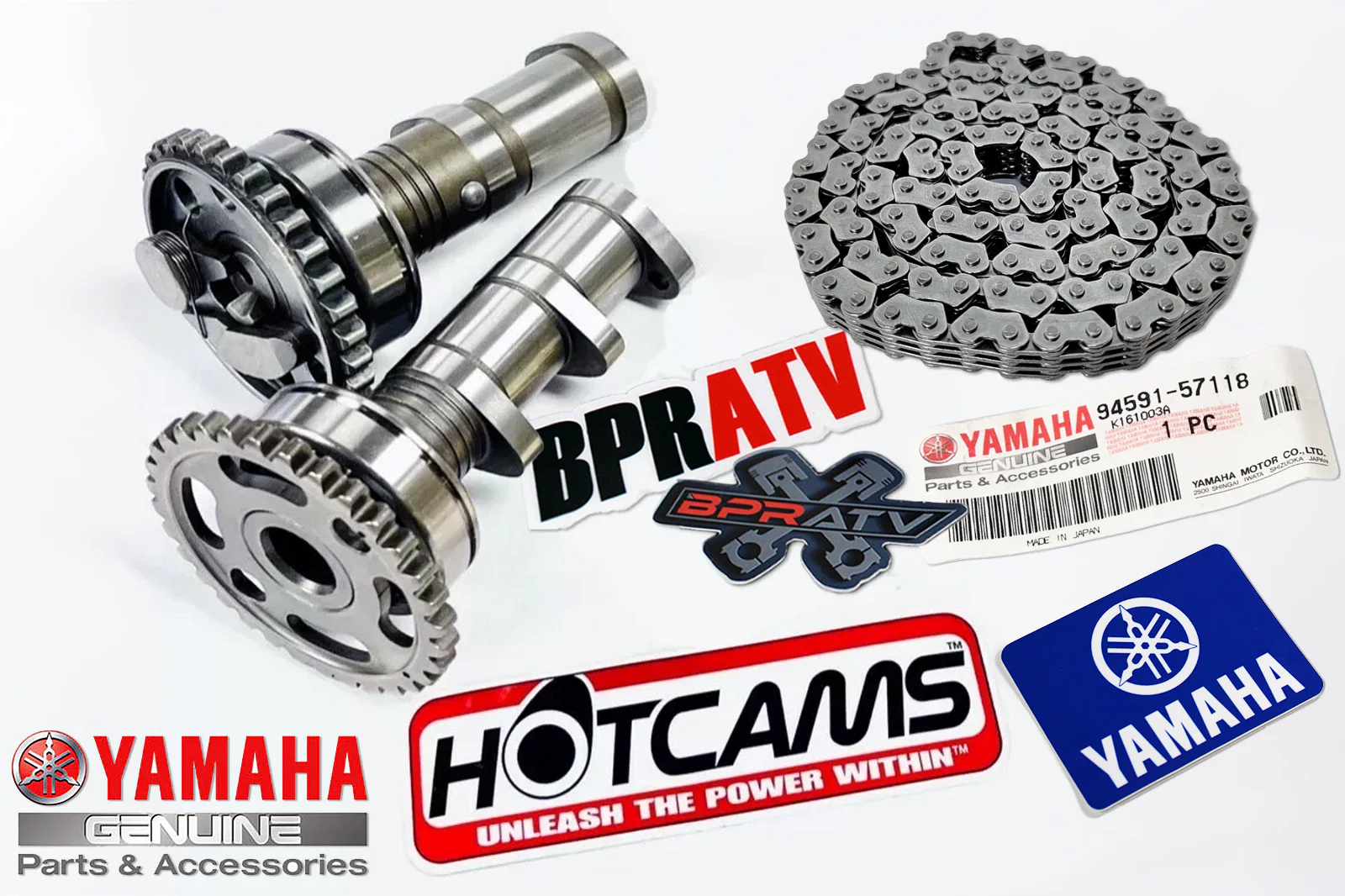 YFZ450R YFZ 450R 450X SE Hot Cams Stage 2 TWO Camshafts YAMAHA OEM Timing Chain - Image 3