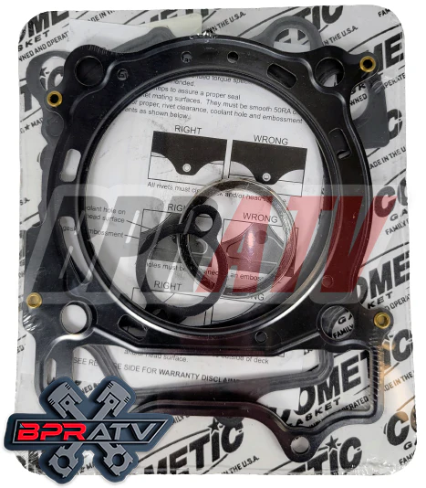 YFZ450R YFZ 450R YFZ450X 95mm Stock Standard Bore CP Piston Rings Cometic Gasket - Image 7