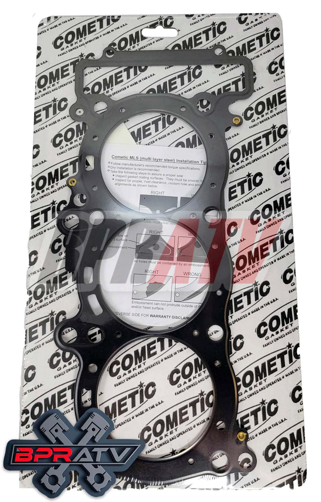 YXZ1000R YXZ 1000 OEM Bore 80mm 10.5:1 CP TURBO Pistons Cometic MLS Head Gasket - Image 3