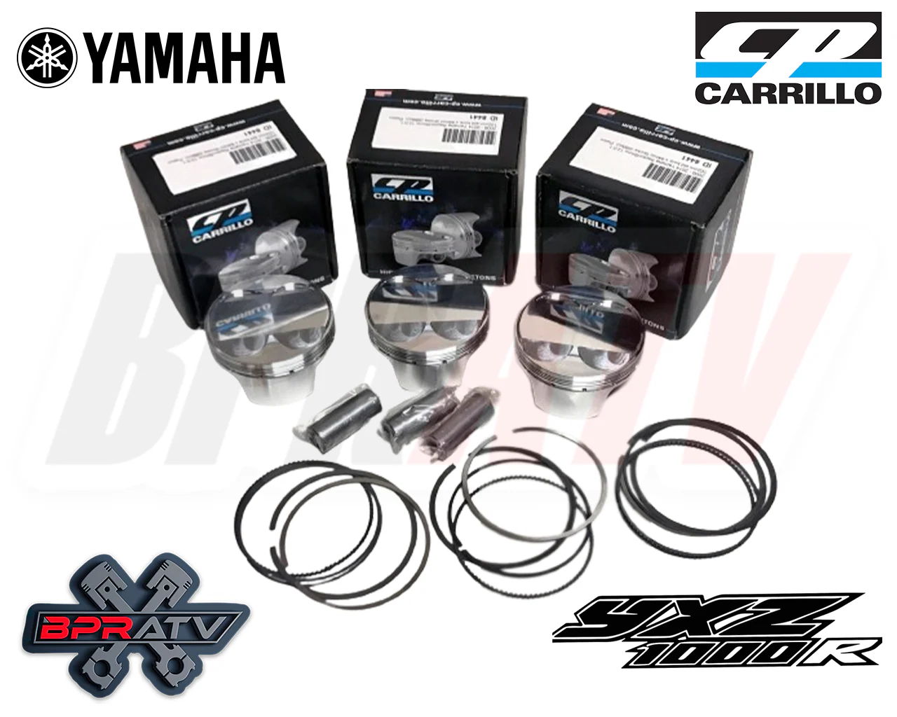 YXZ1000R YXZ 1000 OEM Bore 80mm 11.5:1 CP Piston Set Cometic & MLS Head Gasket - Image 2
