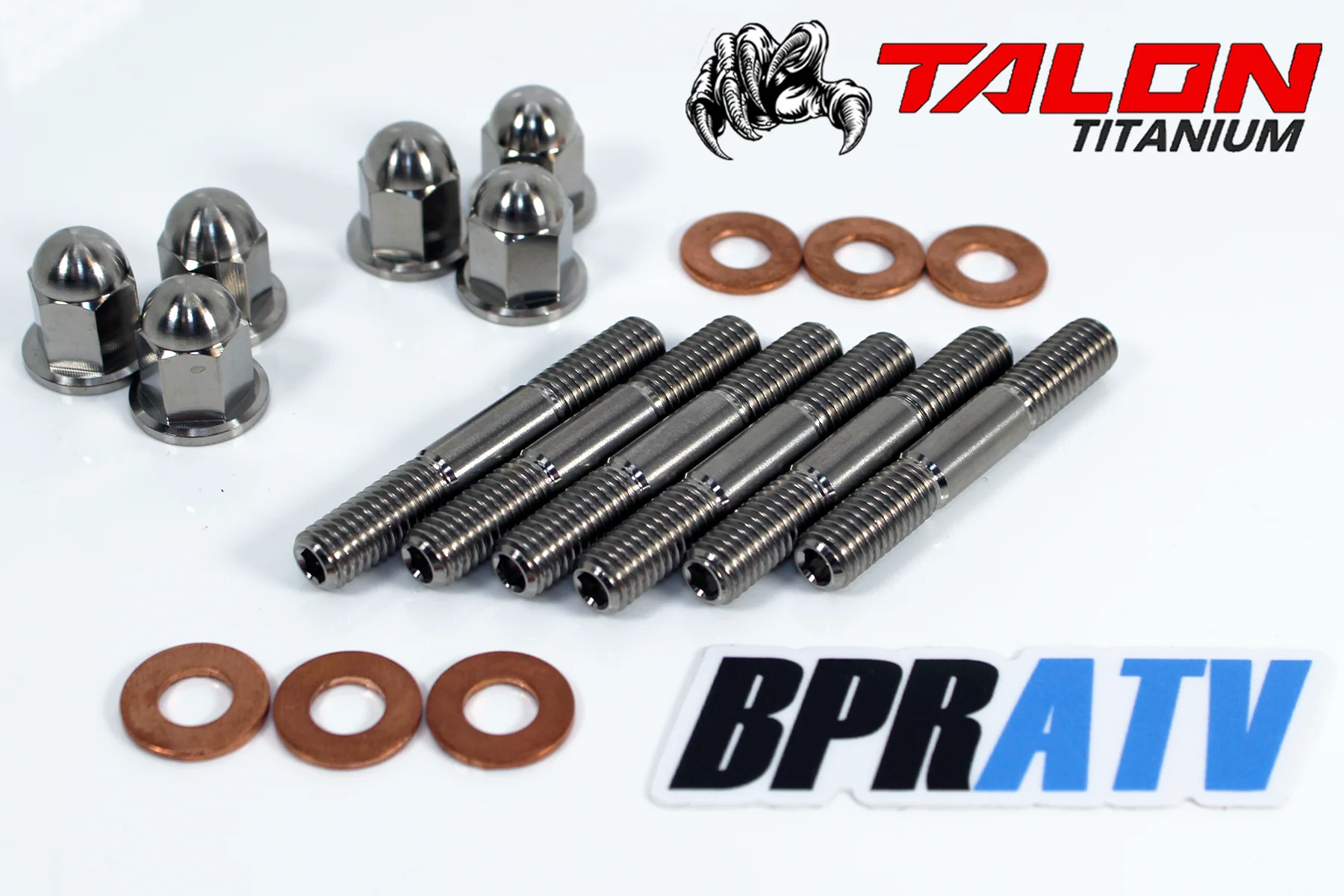 YZ250 YZ 250 Stock Cylinder Head Titanium Stud Kit Acorn Nuts Gasket Rebuild Kit - Image 15