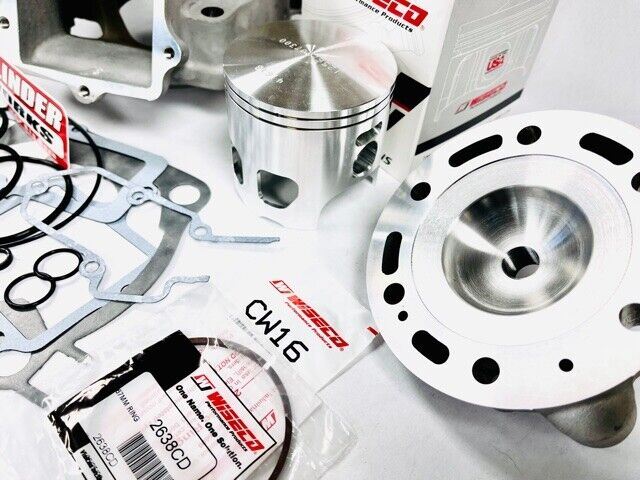 YZ250 YZ 250 Stock OEM Bore Cylinder Head Powervalve Top End Rebuild Kit 66.40mm - Image 4