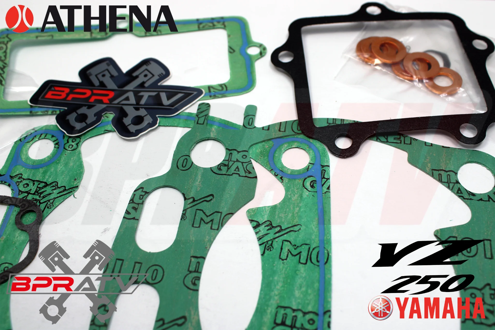YZ250 YZ 250 Two 2 Stroke ATHENA Big Bore 72mm Top End Gasket Kit P400485160183 - Image 5