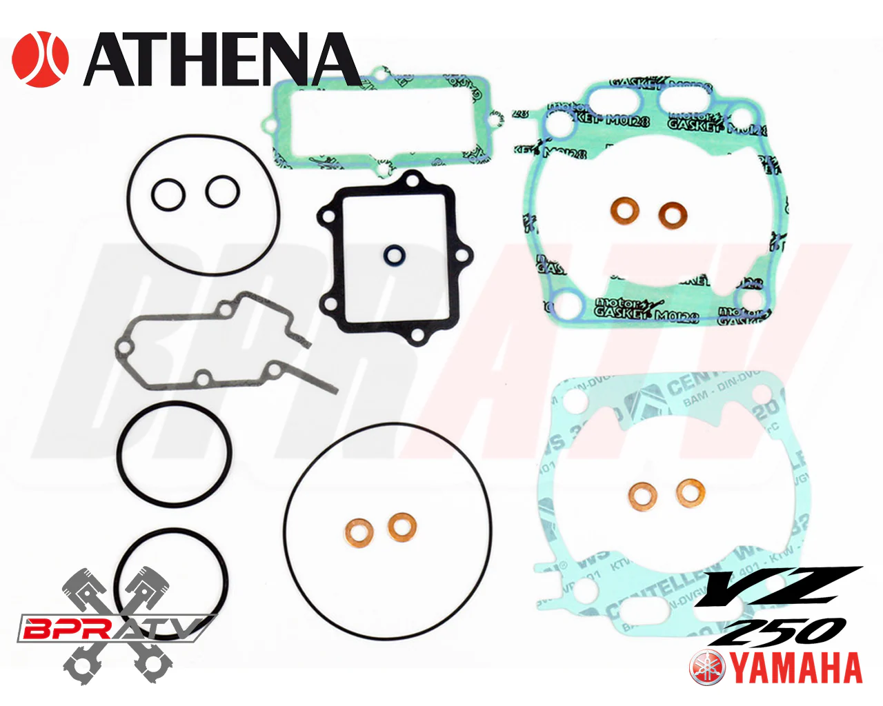 YZ250 YZ 250 Two 2 Stroke ATHENA Big Bore 72mm Top End Gasket Kit P400485160183 - Image 6