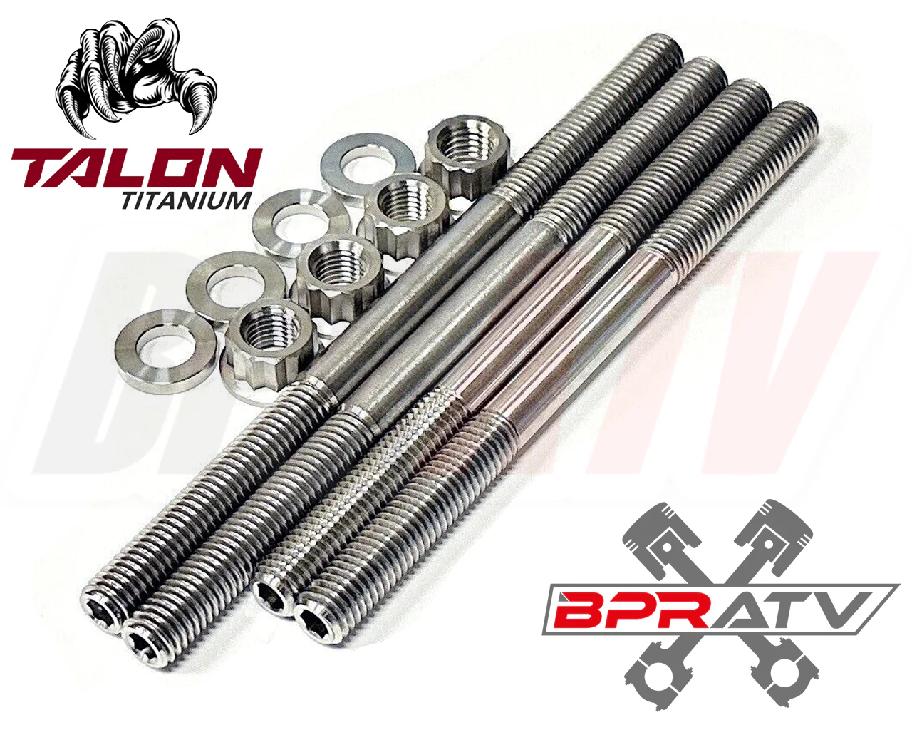 YZ450F YZ 450F TITANIUM Head Studs Best Strongest Head Stud Cylinder Bolts Kit - Image 3